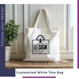 White Tote Bag